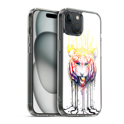 Jonas "JoJoesArt" Jödicke Creatures Fading Tiger Soft Gel Case for Apple iPhone 15 Plus & MagSafe