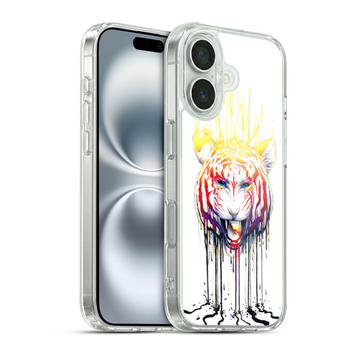 Jonas "JoJoesArt" Jödicke Creatures Fading Tiger Soft Gel Case for Apple iPhone 16 & MagSafe