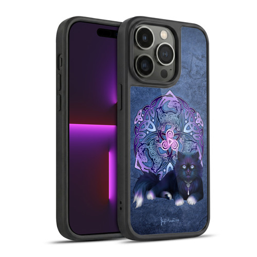 Brigid Ashwood Celtic Black Cat Gel Armour Case For Apple iPhone 14 Pro