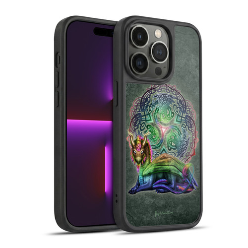 Brigid Ashwood Celtic Dragon Gel Armour Case For Apple iPhone 14 Pro