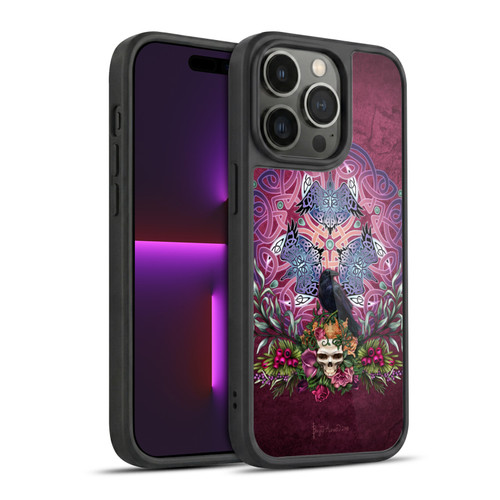 Brigid Ashwood Celtic Morrigans Ravens Gel Armour Case For Apple iPhone 14 Pro