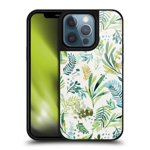 Ninola Botanical Patterns Tuscany Green Leaves Gel Armour Case For Apple iPhone 13 Pro