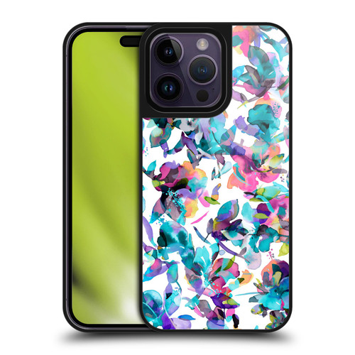 Ninola Botanical Patterns Watery Hibiscus Gel Armour Case For Apple iPhone 14 Pro Max