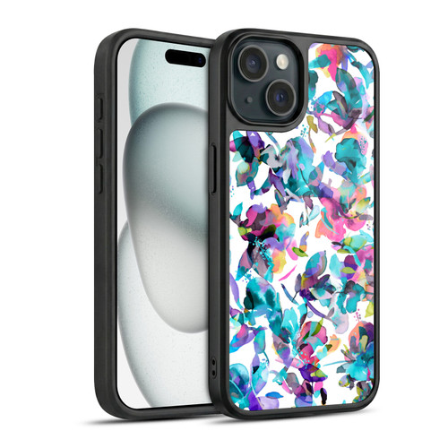 Ninola Botanical Patterns Watery Hibiscus Gel Armour Case For Apple iPhone 15