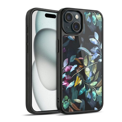 Ninola Botanical Patterns Watercolor Mystic Leaves Gel Armour Case For Apple iPhone 15