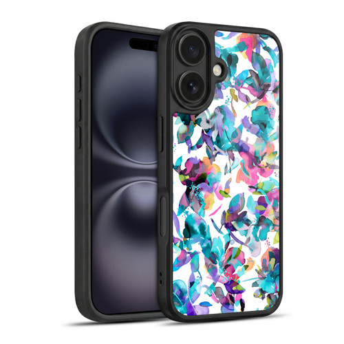 Ninola Botanical Patterns Watery Hibiscus Gel Armour Case For Apple iPhone 16