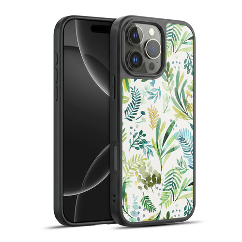 Ninola Botanical Patterns Tuscany Green Leaves Gel Armour Case For Apple iPhone 16 Pro Max