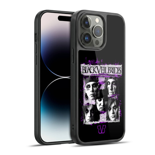 Black Veil Brides Band Art Grunge Faces Gel Armour Case For Apple iPhone 14 Pro Max