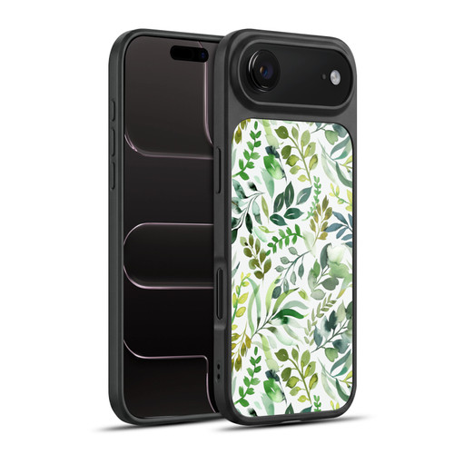 Ninola Botanical Patterns Watercolor Green Leaves Gel Armour Case For Apple iPhone 17 Air