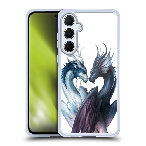 Jonas "JoJoesArt" Jödicke Creatures Yin Yang Dragon Soft Gel Case for Samsung Galaxy A55 5G