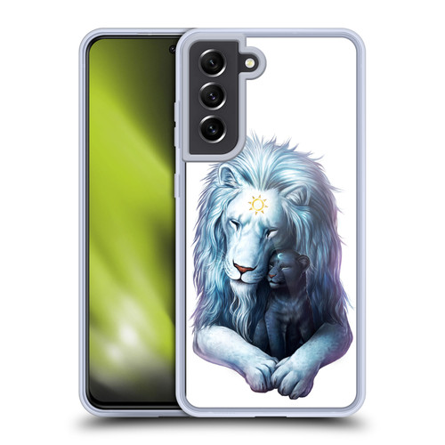 Jonas "JoJoesArt" Jödicke Creatures Light Of Child Lion Soft Gel Case for Samsung Galaxy S21 FE 5G & MagSafe