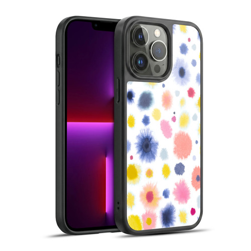 Ninola Pattern Abstract Watercolor Dots Gel Armour Case For Apple iPhone 13 Pro Max