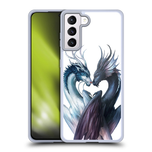 Jonas "JoJoesArt" Jödicke Creatures Yin Yang Dragon Soft Gel Case for Samsung Galaxy S21+ 5G & MagSafe