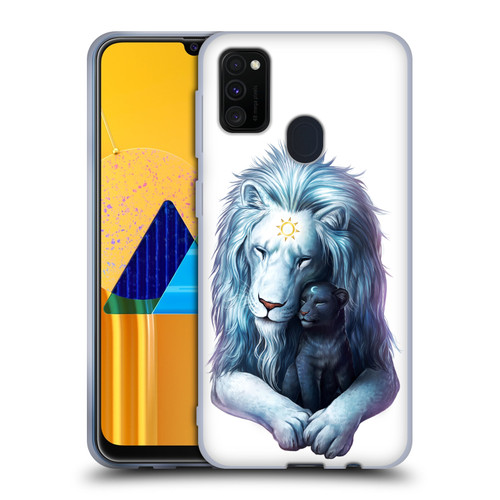 Jonas "JoJoesArt" Jödicke Creatures Light Of Child Lion Soft Gel Case for Samsung Galaxy M30s (2019)/M21 (2020)