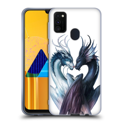 Jonas "JoJoesArt" Jödicke Creatures Yin Yang Dragon Soft Gel Case for Samsung Galaxy M30s (2019)/M21 (2020)