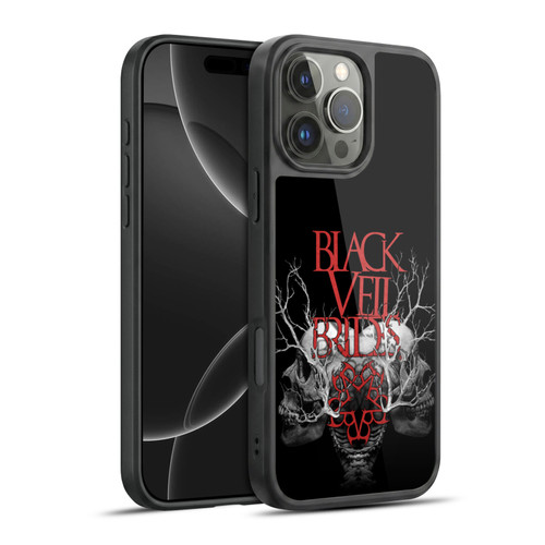 Black Veil Brides Band Art Skull Branches Gel Armour Case For Apple iPhone 16 Pro Max