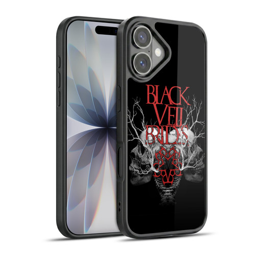 Black Veil Brides Band Art Skull Branches Gel Armour Case For Apple iPhone 17