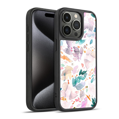 Ninola Pattern Abstract Petals Gel Armour Case For Apple iPhone 15 Pro