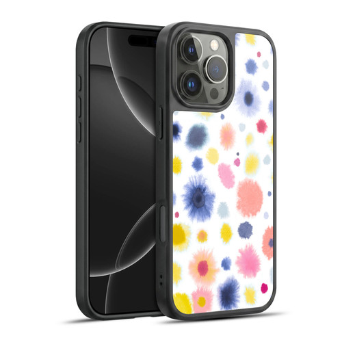 Ninola Pattern Abstract Watercolor Dots Gel Armour Case For Apple iPhone 16 Pro Max