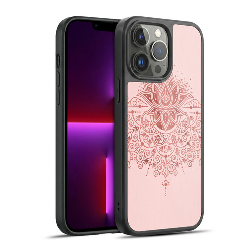 Cat Coquillette Patterns 6 Lotus Bloom Mandala 3 Gel Armour Case For Apple iPhone 13 Pro Max