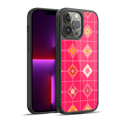 Cat Coquillette Patterns 6 Mexican Tile 3 Gel Armour Case For Apple iPhone 13 Pro Max