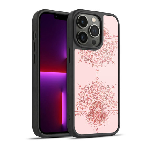 Cat Coquillette Patterns 6 Lotus Bloom Mandala 1 Gel Armour Case For Apple iPhone 13 Pro