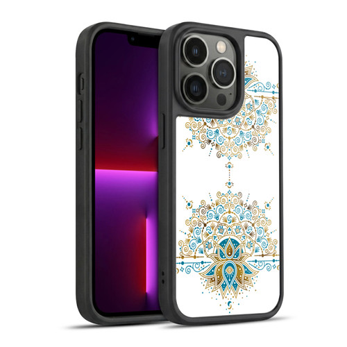 Cat Coquillette Patterns 6 Lotus Bloom Mandala 2 Gel Armour Case For Apple iPhone 13 Pro
