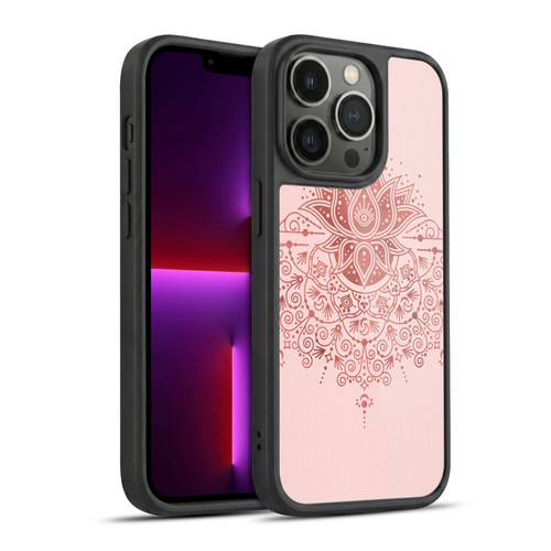Cat Coquillette Patterns 6 Lotus Bloom Mandala 3 Gel Armour Case For Apple iPhone 13 Pro