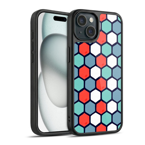 Cat Coquillette Patterns 6 Honeycomb Coral Gel Armour Case For Apple iPhone 15