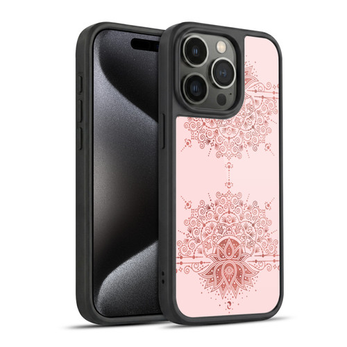Cat Coquillette Patterns 6 Lotus Bloom Mandala 1 Gel Armour Case For Apple iPhone 15 Pro