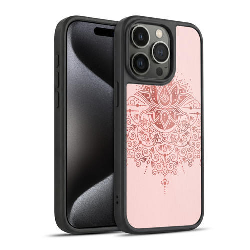 Cat Coquillette Patterns 6 Lotus Bloom Mandala 3 Gel Armour Case For Apple iPhone 15 Pro
