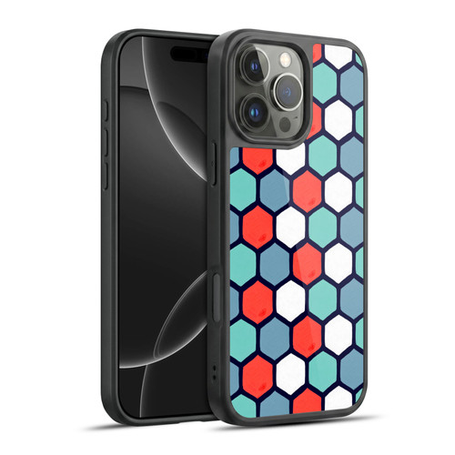 Cat Coquillette Patterns 6 Honeycomb Coral Gel Armour Case For Apple iPhone 16 Pro Max
