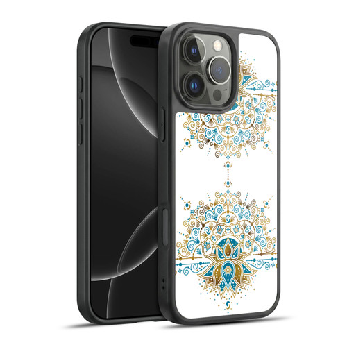 Cat Coquillette Patterns 6 Lotus Bloom Mandala 2 Gel Armour Case For Apple iPhone 16 Pro Max