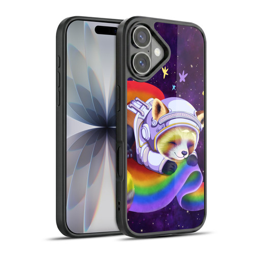 Carla Morrow Rainbow Animals Red Panda Sleeping Gel Armour Case For Apple iPhone 17