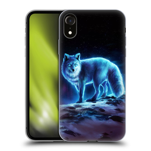 Jonas "JoJoesArt" Jödicke Wildlife Ice Fox Soft Gel Case for Apple iPhone XR