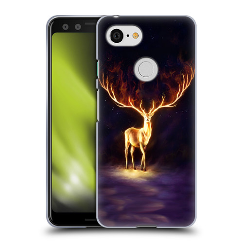 Jonas "JoJoesArt" Jödicke Wildlife Firewalker Soft Gel Case for Google Pixel 3