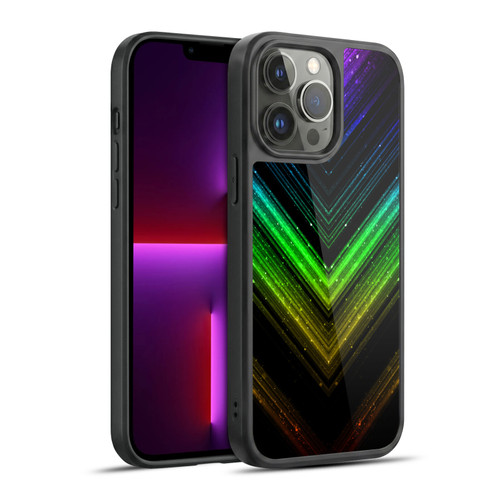 PLdesign Sparkly Metallic Rainbow Gel Armour Case For Apple iPhone 13 Pro Max