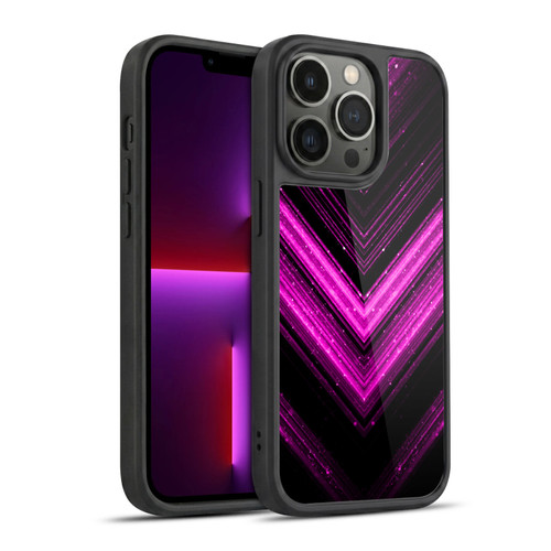 PLdesign Sparkly Metallic Pink Gel Armour Case For Apple iPhone 13 Pro