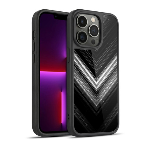 PLdesign Sparkly Metallic Silver Gel Armour Case For Apple iPhone 13 Pro