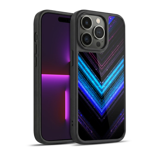 PLdesign Sparkly Metallic Blue And Purple Gel Armour Case For Apple iPhone 14 Pro