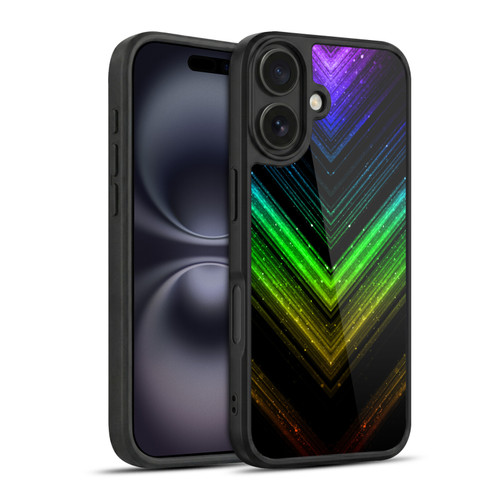 PLdesign Sparkly Metallic Rainbow Gel Armour Case For Apple iPhone 16