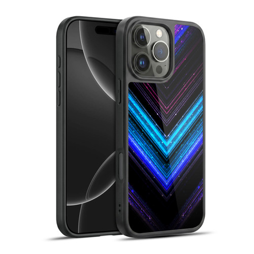 PLdesign Sparkly Metallic Blue And Purple Gel Armour Case For Apple iPhone 16 Pro Max