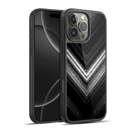 PLdesign Sparkly Metallic Silver Gel Armour Case For Apple iPhone 16 Pro Max