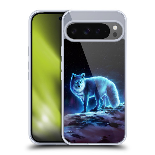 Jonas "JoJoesArt" Jödicke Wildlife Ice Fox Soft Gel Case for Google Pixel 9 Pro XL
