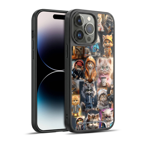 D.S. Valori Kitty And Puppy Kitty Kingdom Gel Armour Case For Apple iPhone 14 Pro Max