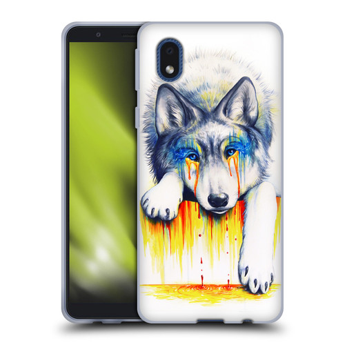 Jonas "JoJoesArt" Jödicke Wildlife Drowning In Tears Soft Gel Case for Samsung Galaxy A01 Core (2020)
