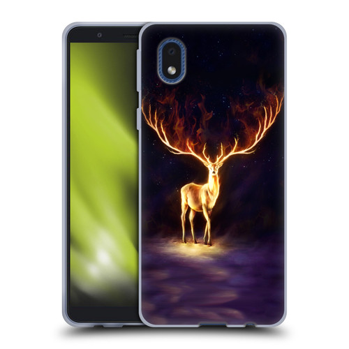 Jonas "JoJoesArt" Jödicke Wildlife Firewalker Soft Gel Case for Samsung Galaxy A01 Core (2020)