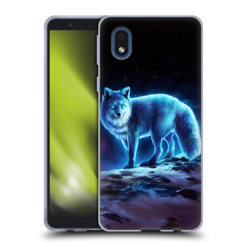 Jonas "JoJoesArt" Jödicke Wildlife Ice Fox Soft Gel Case for Samsung Galaxy A01 Core (2020)