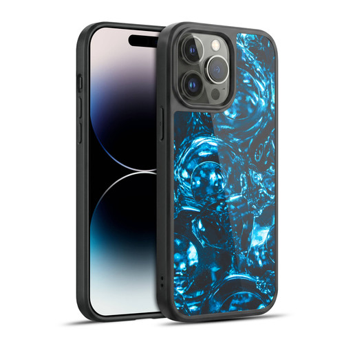 PLdesign Water Marbles Gel Armour Case For Apple iPhone 14 Pro Max