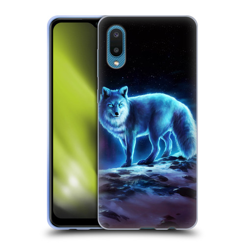 Jonas "JoJoesArt" Jödicke Wildlife Ice Fox Soft Gel Case for Samsung Galaxy A02/M02 (2021)